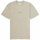 C.P. Company Men's Small Logo T-Shirt in Silver Sage