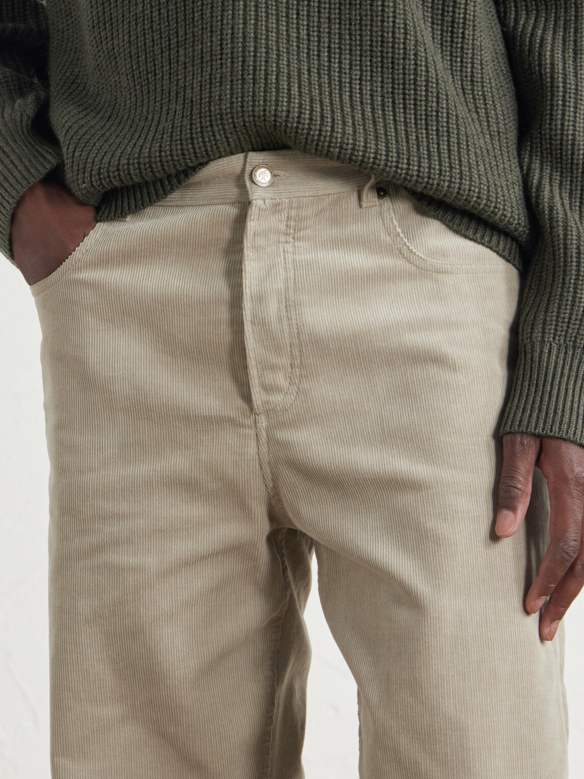 A.P.C. - Fairfax Straight-Leg Corduroy Jeans - Neutrals