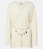 Xu Zhi Belted wool cardigan