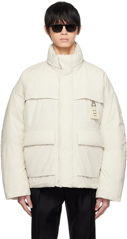 Photo: Wooyoungmi Off-White Zip Down Jacket