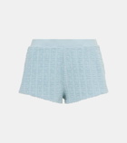 Givenchy Plage 4G cotton-blend terry shorts