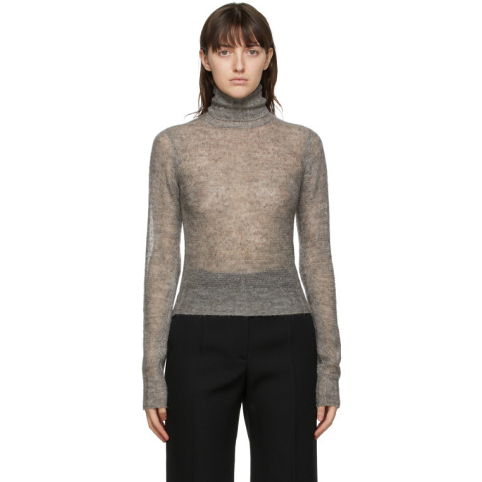 Photo: Victoria Beckham Grey Alpaca Turtleneck