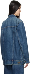 KHAITE Blue 'The Ross' Denim Jacket