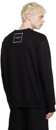 Wooyoungmi Black Square Label Sweatshirt