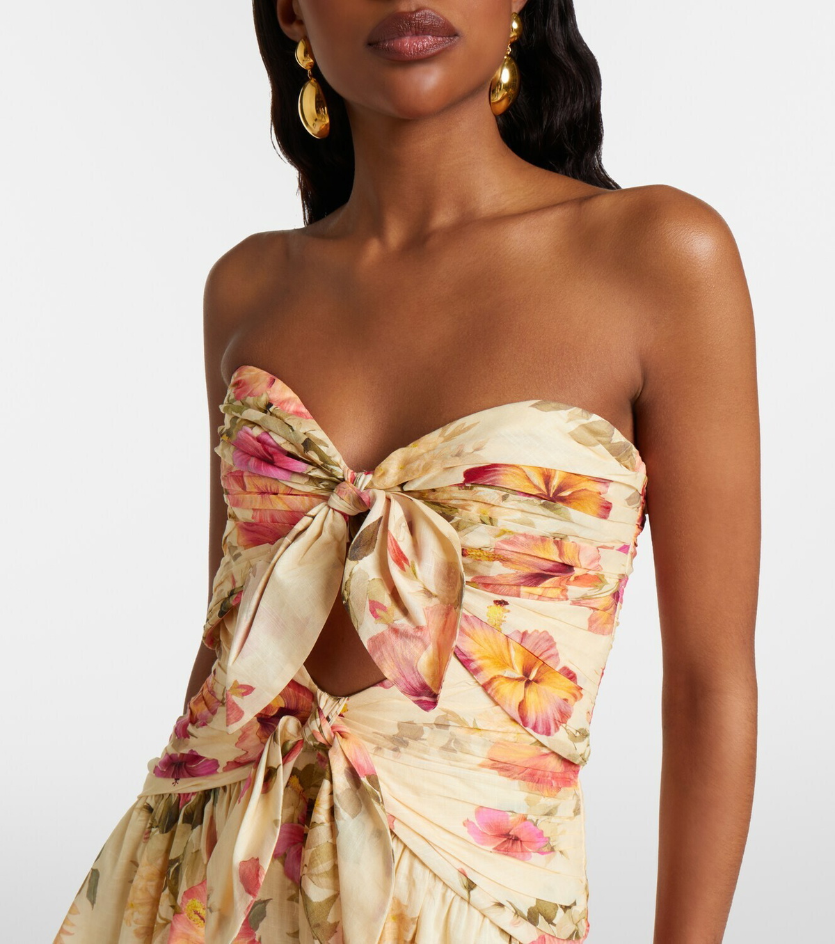 Zimmermann Mahon floral cotton romper