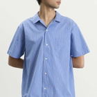 YMC Men's Malick Shirt in Blue Multi