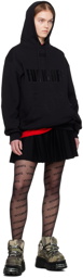 VTMNTS Black Knitted Miniskirt