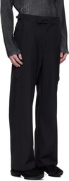 A. A. Spectrum Black Dapper Cargo Pants