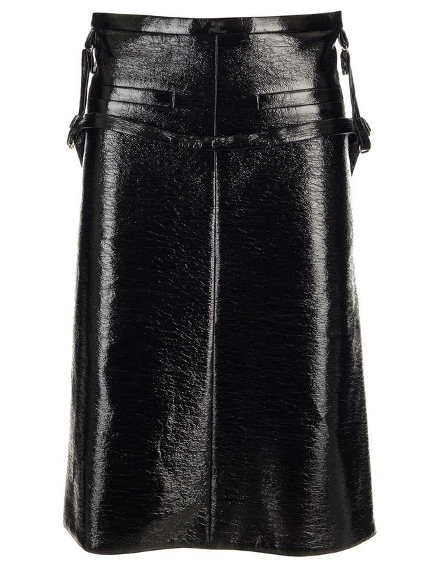 Photo: Courrèges Black Vinyl Skirt