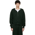 Les Tien Green Heavyweight Zip Hoodie