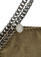 Stella Mccartney Falabella Mini Faux Suede Tote - Olive - One Size