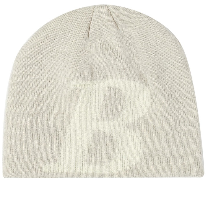 Photo: Bricks & Wood Men's B Logo Skully Beanie in Grey
