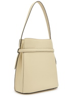 Toteme Belted Grained Leather Bucket bag - Cream - One Size