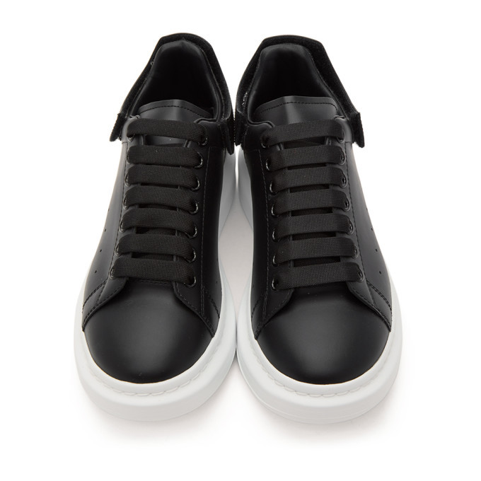 Alexander McQueen Black Interchangeable Tab Oversized Sneakers