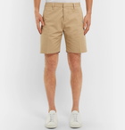 AMI - Slim-Fit Cotton-Twill Bermuda Shorts - Men - Beige