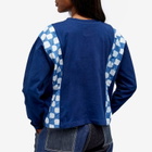 W'menswear Women's Long Sleeve Racing Check T-Shirt in Indigo/Check