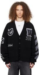 Off-White Black Varsity Cardigan