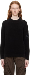 C.P. Company Black Crewneck Sweater