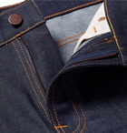 Nudie Jeans - Lean Dean Slim-Fit Dry Organic Denim Jeans - Men - Dark denim