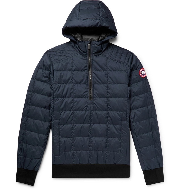 Photo: Canada Goose - Wilmington Quilted Nylon Down Hooded Jacket - Navy