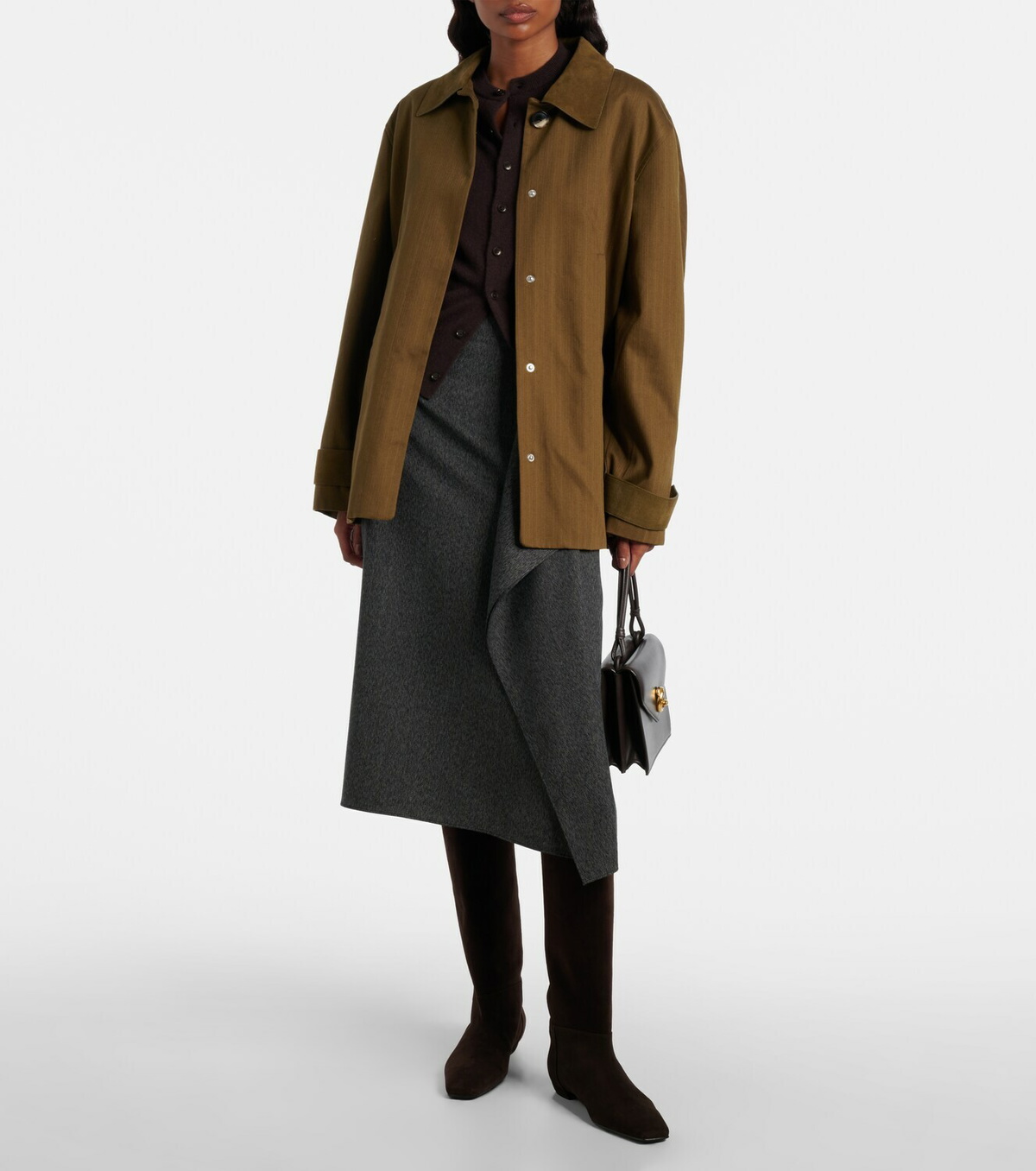 Proenza Schouler Suede knee-high boots
