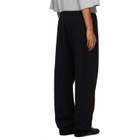sacai Black Cotton Jersey Sweatpants