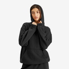 SKIMS Women's Vintage Fleece Oversized Hoodie in Washed Onyx