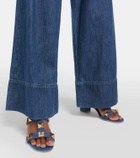 Valentino Garavani Roman Stud denim sandals