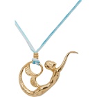 Lanvin Gold Mermaid Necklace