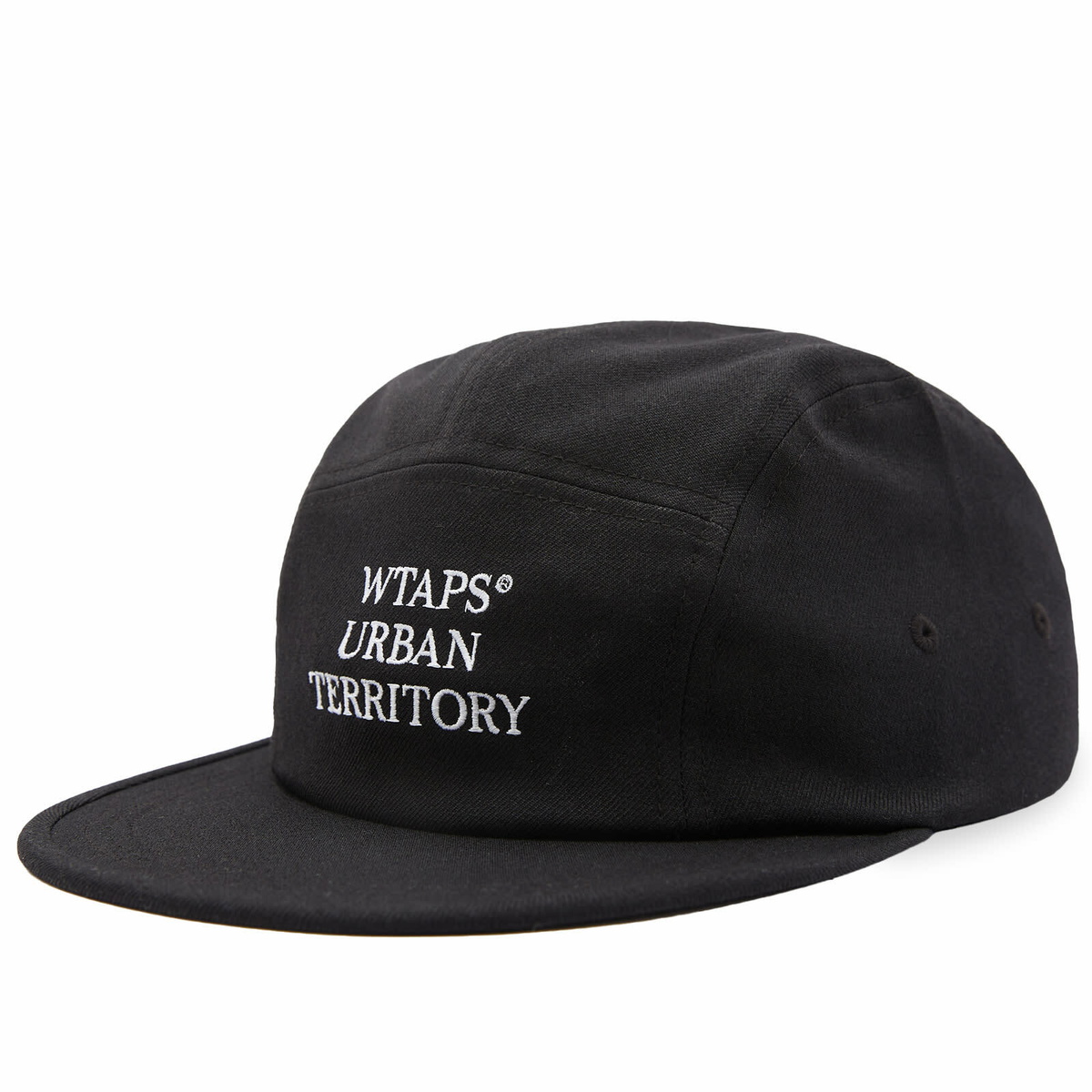 WTAPS WUT ブラックキャップ T-5 01 CAP ダブルタップス WTAPS Men's T-5 01 Logo WUT Cap in Black WTAPS