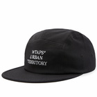 WTAPS Men's T-5 01 Logo WUT Cap in Black