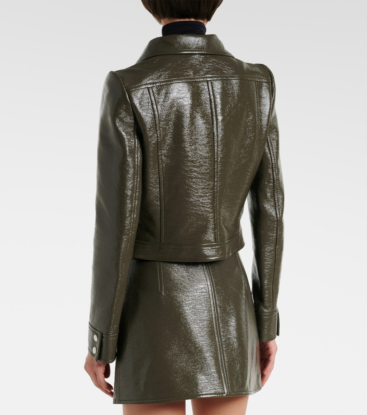 Courrèges Cotton-blend vinyl jacket