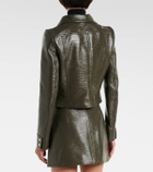 Courrèges Cotton-blend vinyl jacket