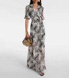 Diane von Furstenberg Erica printed maxi dress