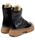 Hogan H619 lace-up leather ankle boots