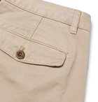 Mr P. - Garment-Dyed Cotton-Twill Bermuda Shorts - Neutrals