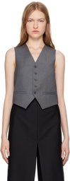 The Frankie Shop Gray Gelso Vest