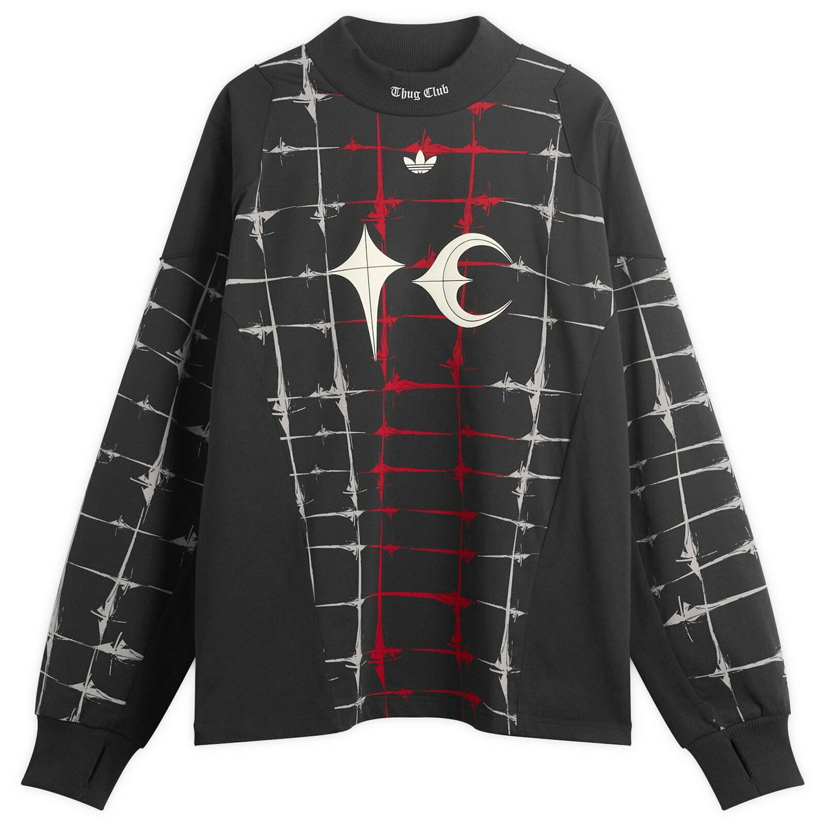 Adidas Men's x Thug Club Goalie Long Sleeve Top in Black adidas