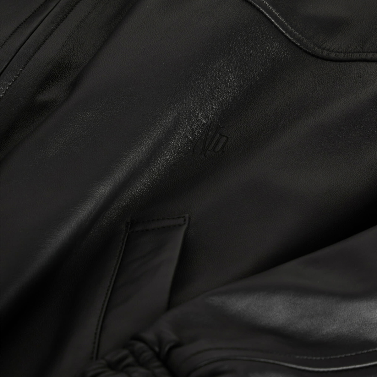 END. Lane Leather jacket in Black