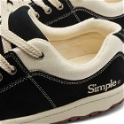 Simple Men's OS Suede Sneakers in Black