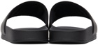 MSGM Black Rubber Sandals