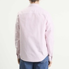 A.P.C. Men's Button Down Stripe Shirt in Red