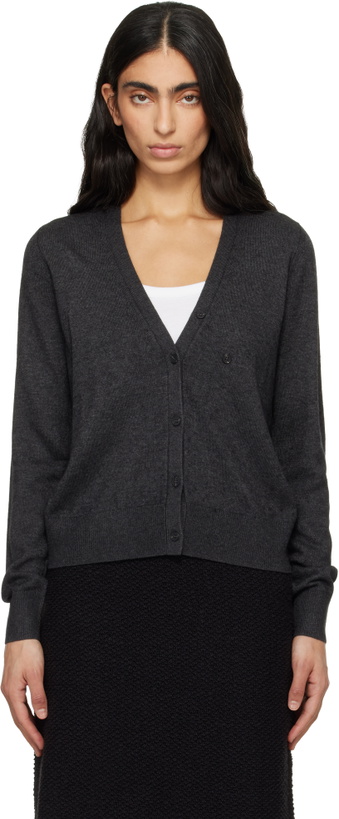 Photo: Isabel Marant Gray Carline Essential Fluid Knit Cardigan