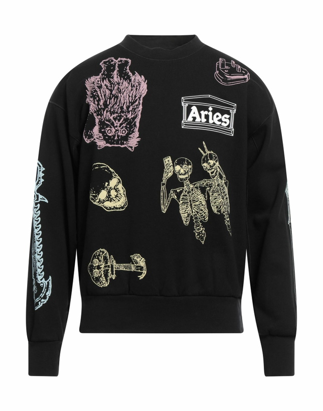 Photo: Aries Mens Sweatshirt in Black