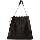 3.1 Phillip Lim Black Large Pleated Florence Bag