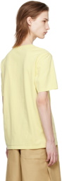 Maison Kitsuné Yellow Bold Fox Head T-Shirt