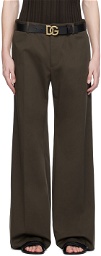 Dolce&Gabbana Brown Tailored Trousers