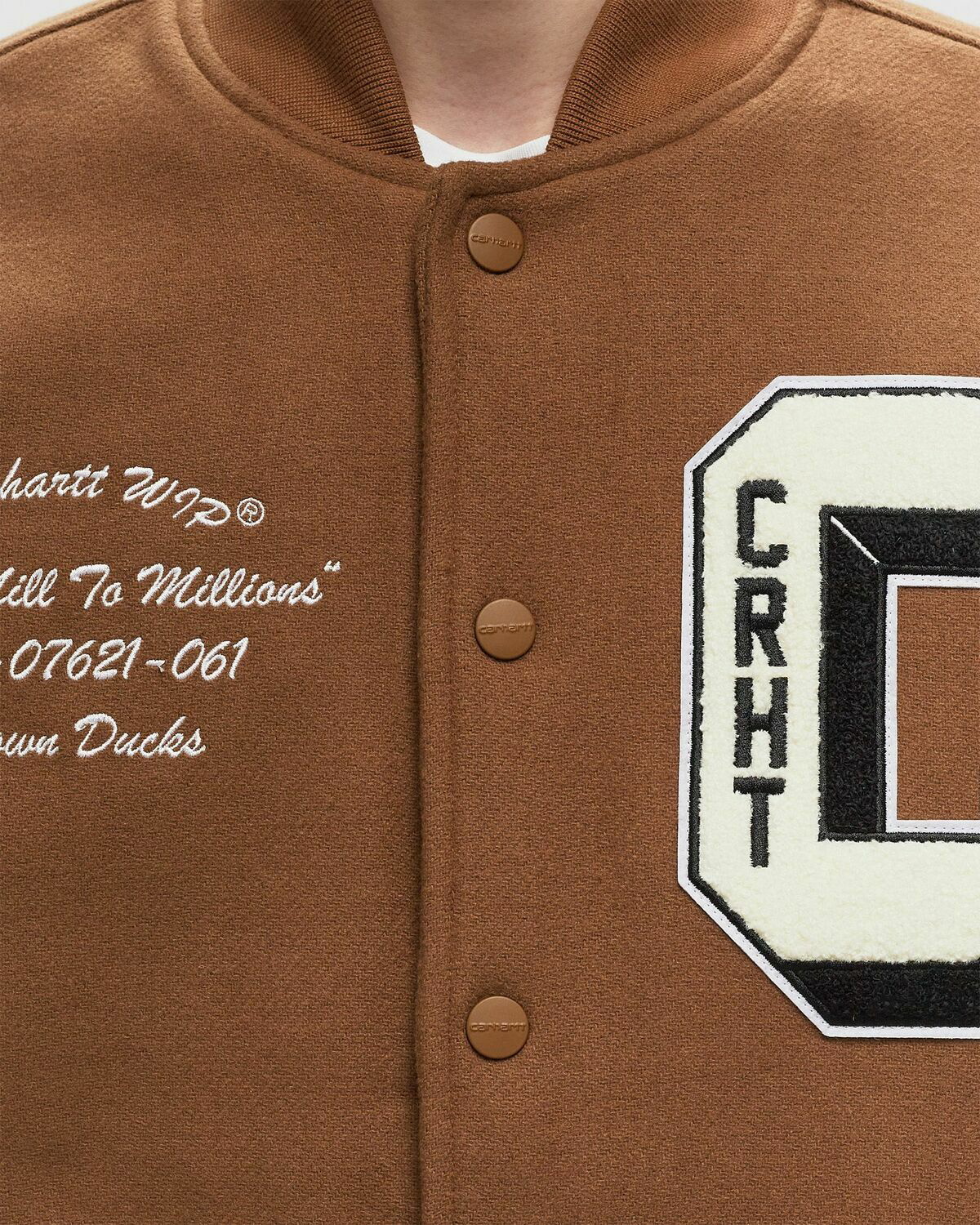 Carhartt Wip Brown Ducks Bomber Brown/White Bomber Jackets