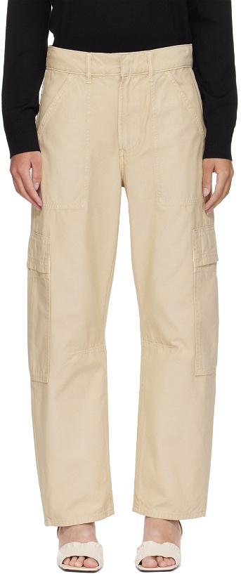 Photo: Citizens of Humanity Beige Marcelle Cargo Pants
