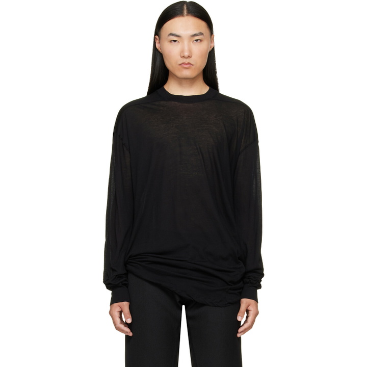 Photo: Rick Owens Black Tower Rick S Jumbo LS T-shirt